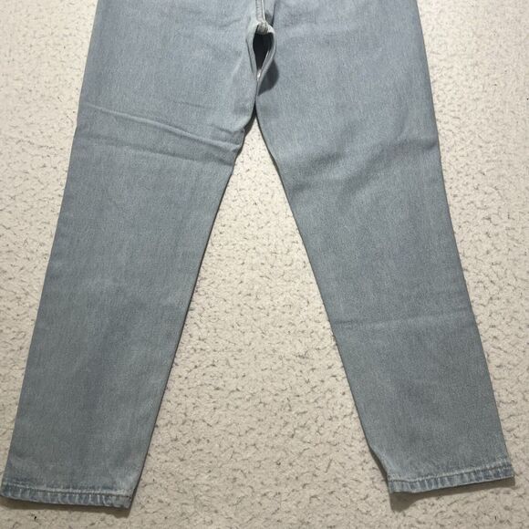 Princess Polly Women’s 4 (28x25) Straight Leg High Rise Ripped Denim Jeans - Picture 7 of 11